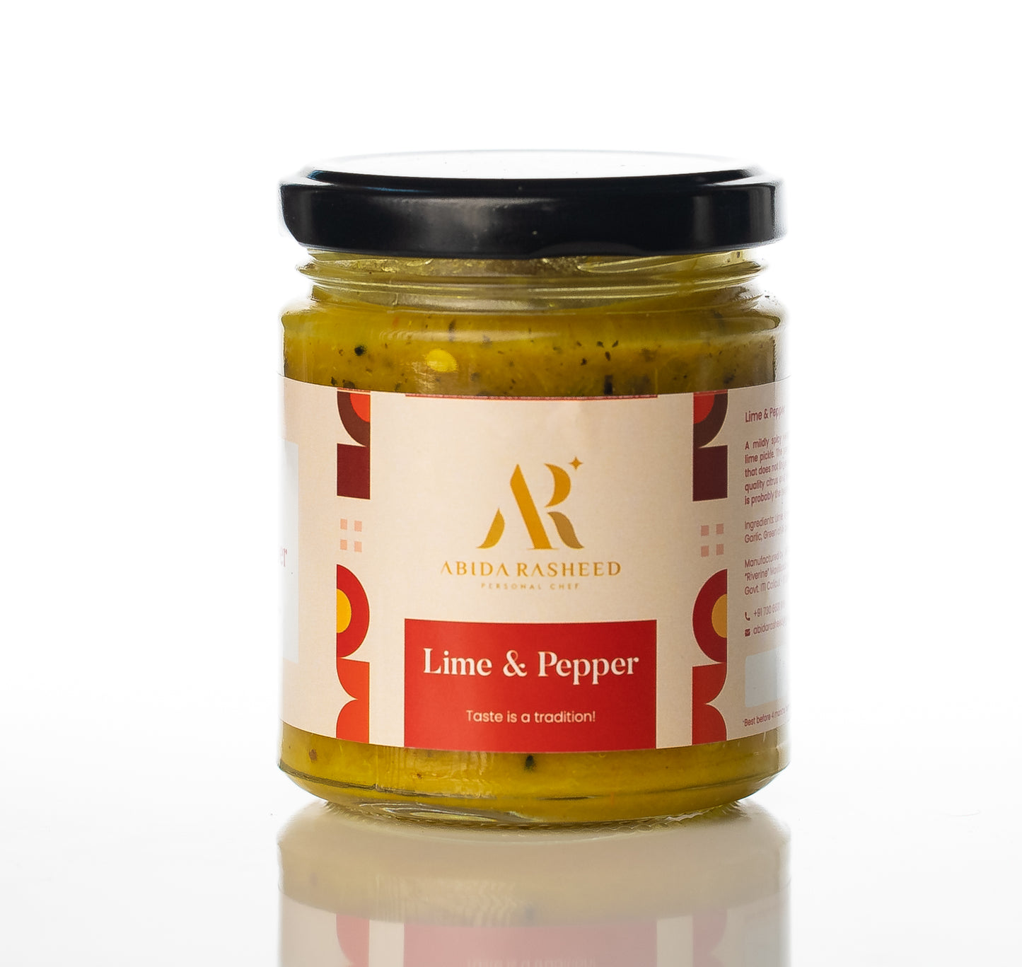 Abida Rasheed's Special Home Made Lime and Pepper Pickle (200g)