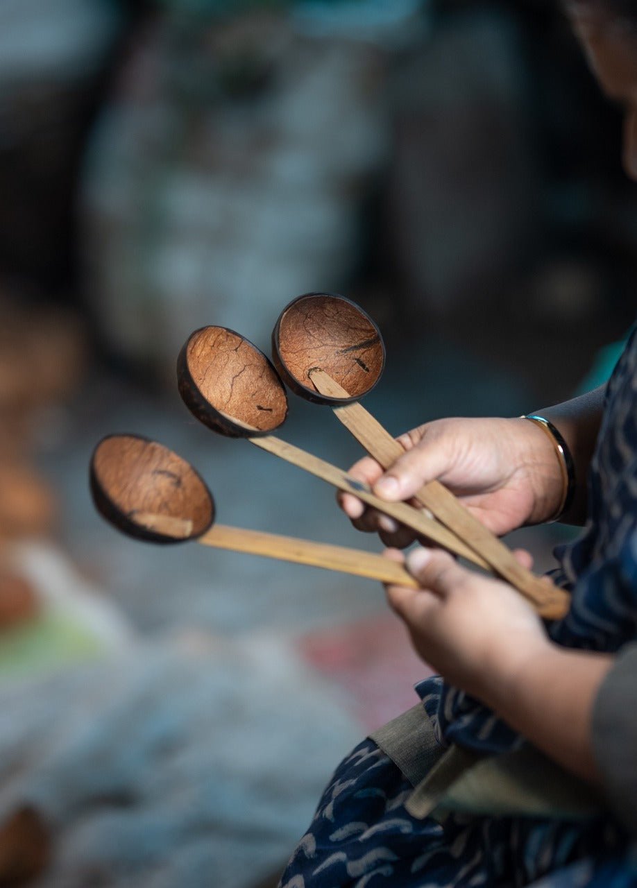 Kitchen Utensils | Traditional Coconut Shell Kitchen Tools – Abida Rasheed