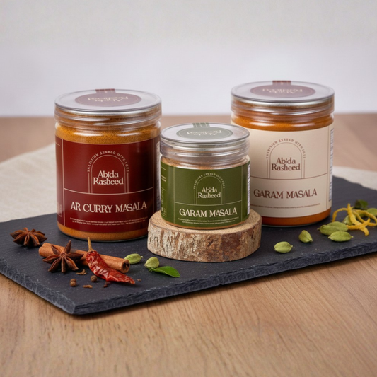 Home-Made Masala Combo | Marinade Masala 250g, Curry Masala 250g & Garam Masala 75g