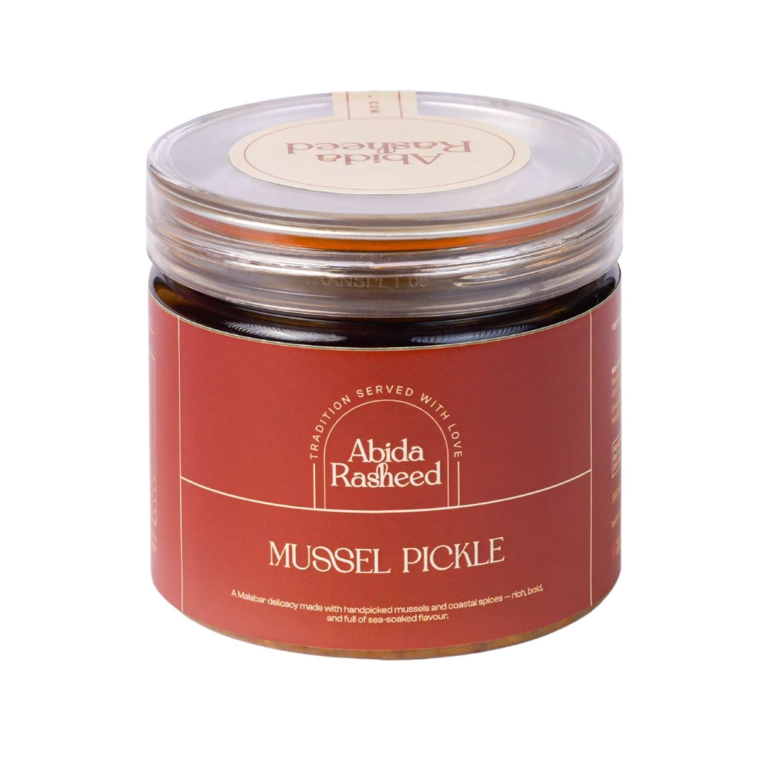 Abida Rasheed Home - Made Mussel Pickle | Malabari Kallummakkaya Achaar 200g - Abida Rasheed