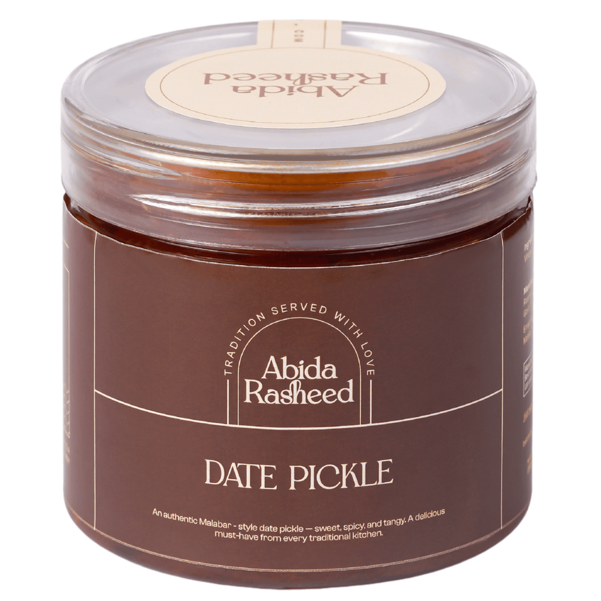 Abida Rasheed Date Pickle 200g | Homemade Sweet & Spicy Kerala Date Achar
