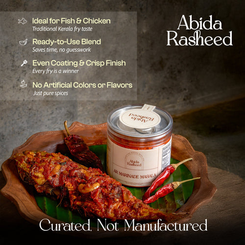 Abida Rasheed Marinade Masala (200g) – Kerala Style Fish & Chicken Marinade - Abida Rasheed