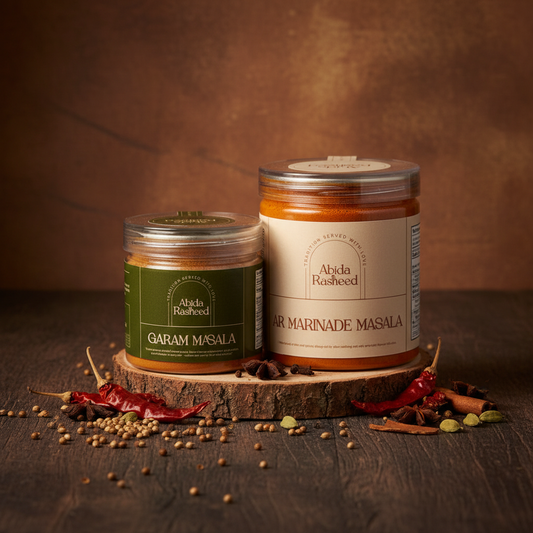 Abida Rasheed's Combo | Marinade Masala 250g + Garam Masala 75g