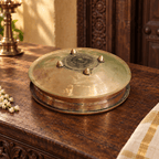 Handmade Bronze Uruli - Traditional Kerala Cooking Vessel 9 Inch - Abida Rasheed