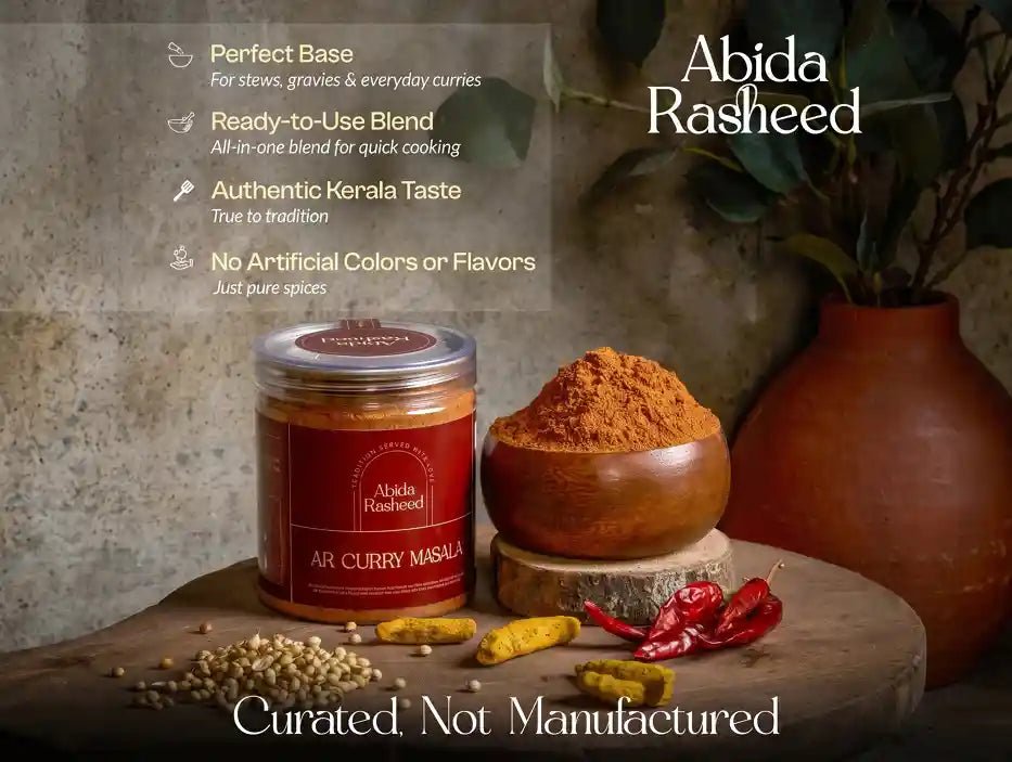 Home-Made Masala Combo | Marinade Masala 200g, Curry Masala 200g & Garam Masala 70g - Abida Rasheed