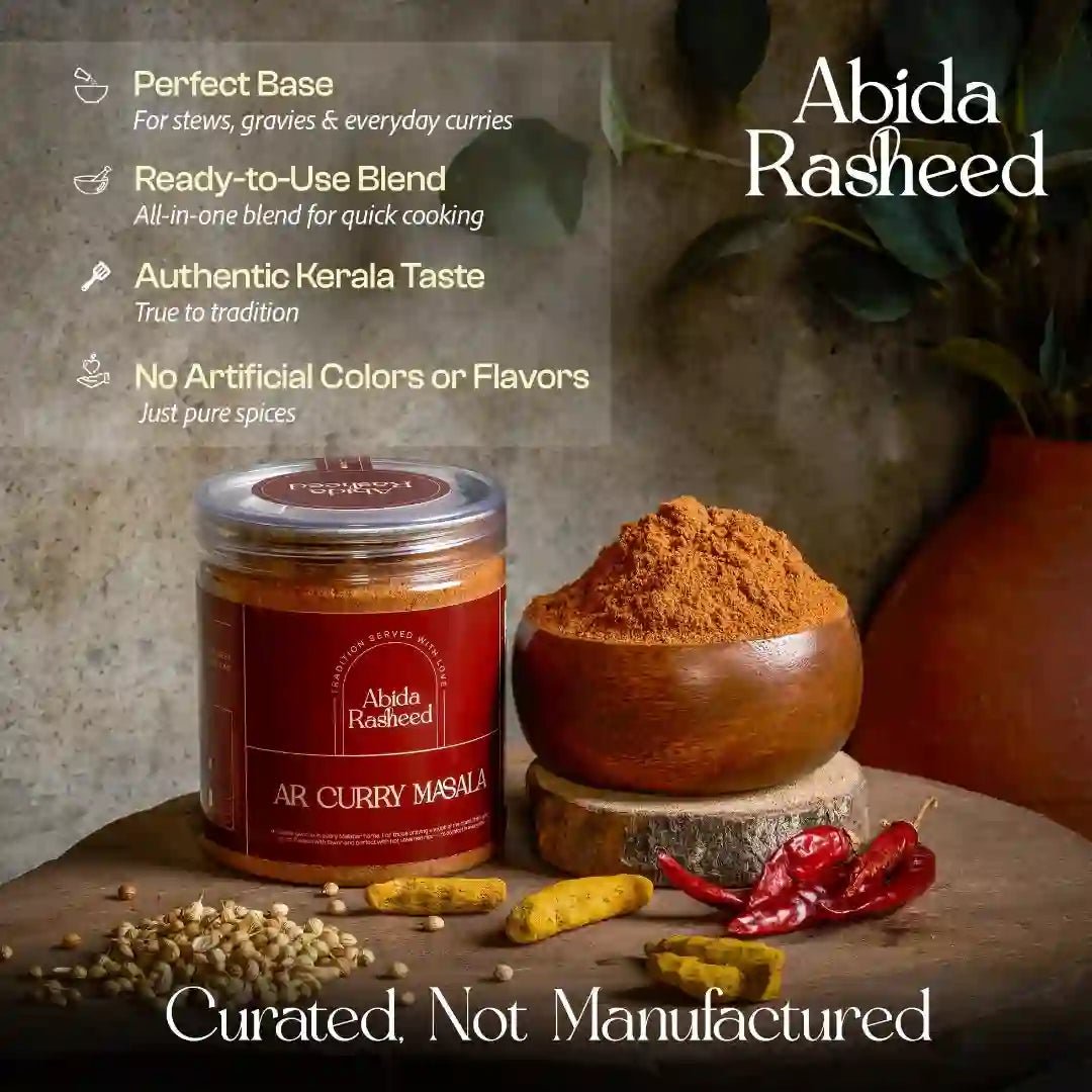 Home-Made Masala Combo | Marinade Masala 200g, Curry Masala 200g & Garam Masala 70g - Abida Rasheed