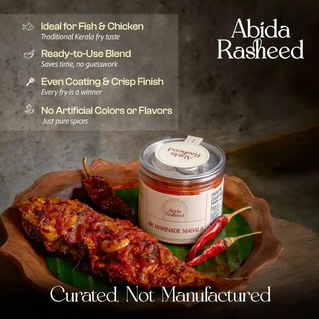 Home-Made Masala Combo | Marinade Masala 200g, Curry Masala 200g & Garam Masala 70g - Abida Rasheed