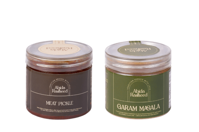 Meat Pickle (200g) and Garam Masala (Biriyani Masala)(70g) Combo - Abida Rasheed