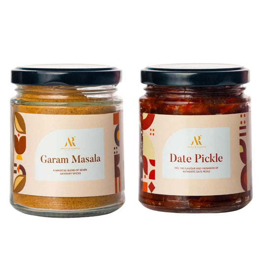 date pickle and garam masala combo